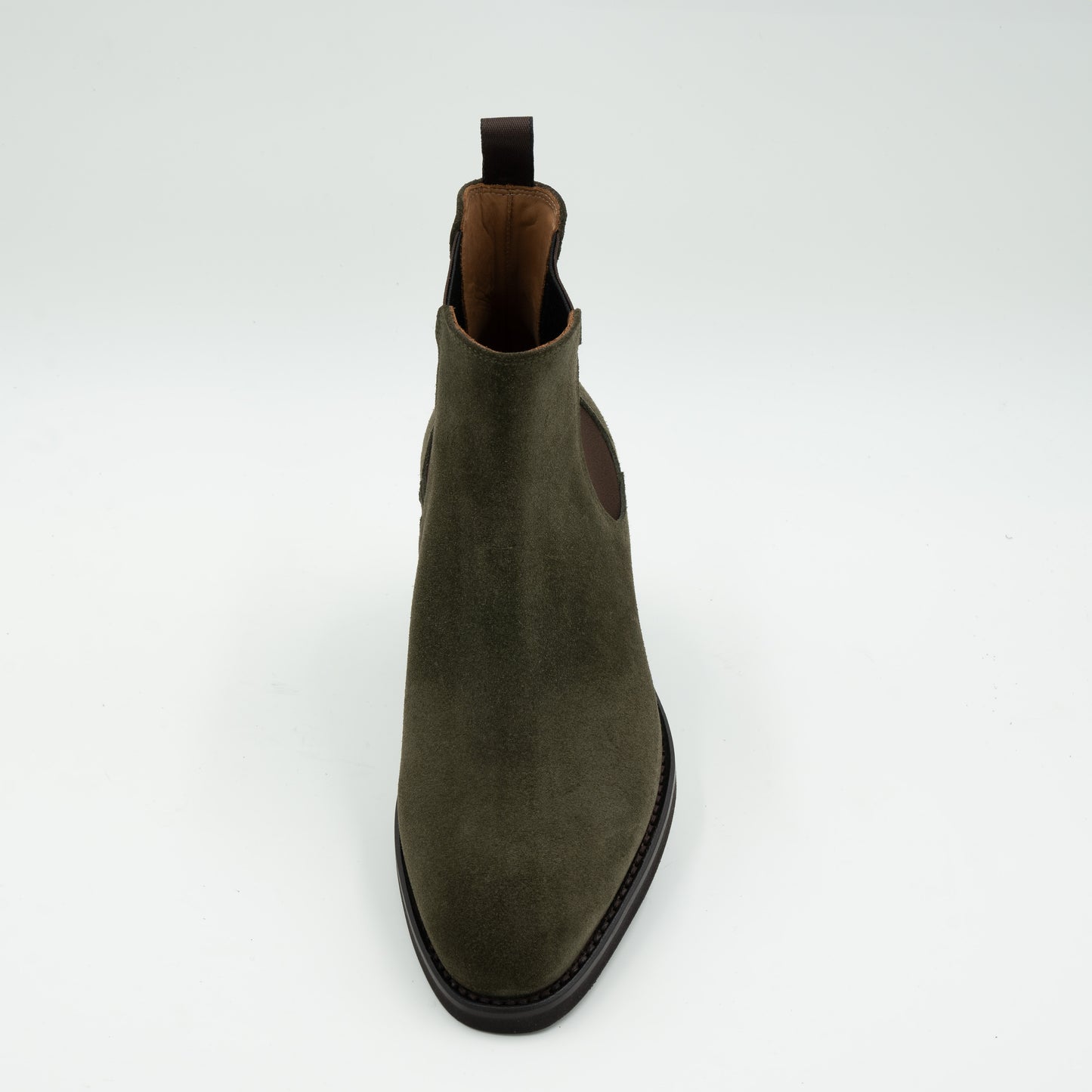 At 09 green suede - Made to order -